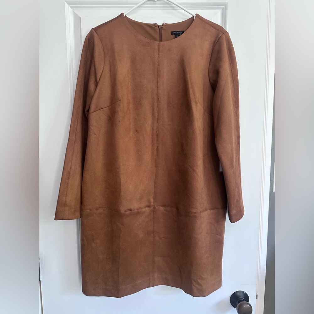 NWT Ann Taylor Suede Dress, Size 8P